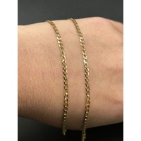 Unisex 9ct Yellow Gold Curb Link Necklace