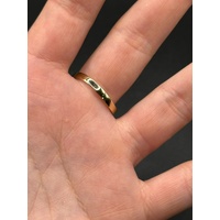 Ladies 18ct Yellow Gold Green Stone & Diamond Ring