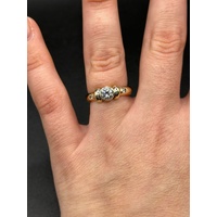Ladies 9ct Yellow Gold Cubic Zirconia Ring