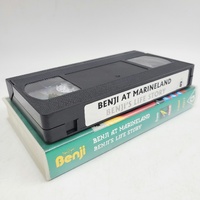 Joe Camp's Benji at Marineland & Benji's Life Story VHS Tape RAWCOMM G
