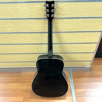 Yamaha FG-425 Vintage 1988 Rare Black Acoustic Guitar Made in Taiwan