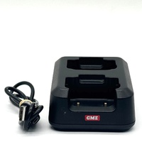 GME 2x TX677 2W UHF CB Handheld Radios Twin Pack Charger Included