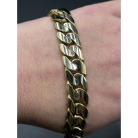 Unisex 9ct Yellow Gold Chunky Curb Link Necklace
