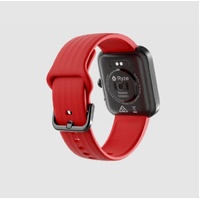 Ryze Evo Smart Watch Dark Grey Red Blue Straps Alexa Fitness Tracker