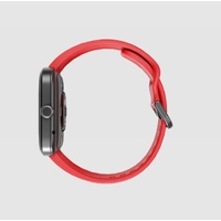 Ryze Evo Smart Watch Dark Grey Red Blue Straps Alexa Fitness Tracker