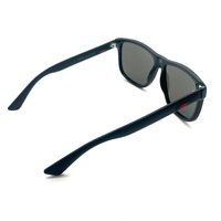 Gucci GG0010S 001 58mm Black Square Sunglasses Signature Stripe with Case