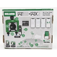 Holman WX2 Dual Outlet WiFi Tap Timer Smart Hub Automatic Irrigation