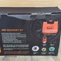 XTM 7 Piece 4WD Recovery Kit 8T Snatch Strap Winch Gear