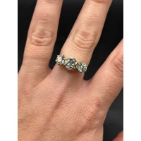Ladies 18ct White Gold Three Stone Diamond Ring