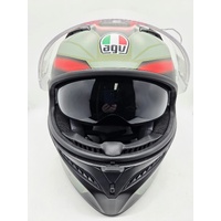 AGV K3 Decept Motorcycle Helmet Green Red Black Size XXL Dust Bag