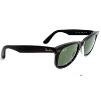 Ray-Ban Wayfarer RB2140 901 50mm Black G-15 Green Glass Sunglasses