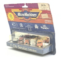 1988 Galoob Micro Machines #7 City Service Collection 5 Vehicles