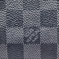 Louis Vuitton Damier Graphite Slender Wallet Monogram HC Black Grey LV + COA