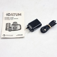 Datum DTR40R 400m Red Beam Dual Grade Rotary Laser Level Kit with Case