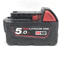 Milwaukee M18 18V RedLithium-Ion 5.0Ah Extended Capacity Battery Pack M18B5