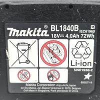 Makita BL1840B 18V LXT 4.0Ah Lithium-Ion Battery Pack