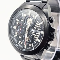 Police Wadden PL15654JSB.02M Mens Quartz Multifunction Watch Black Steel