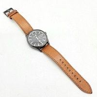 Nixon The Sentry Solar Analogue Leather Band Mens Watch Gunmetal A1347