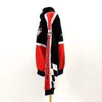 Vintage 90s Racing Champions Corvette C5 NASCAR Jacket Mens Large Red
