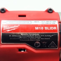 Milwaukee M18 BLIDR 18V Brushless 1/4" Hex Impact Driver Skin Only