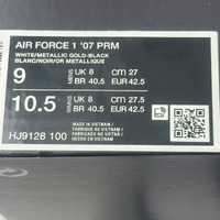 Nike Air Force 1 '07 PRM Foot Locker 50th Anniversary US 9 HJ9128-100 New