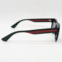 Gucci GG0341S Sunglasses Black Acetate Grey Polarised Lenses 56-17