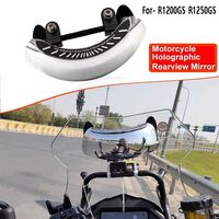  180degree Rearview Mirror for Motorcycle and Car Windscreen Mount (New)