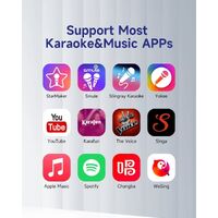 Karaoke Machine Bluetooth Wireless Microphone Stereo Home KTV System by SING-E