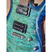 Schecter Diamond Series C-6 Plus Electric Guitar Ocean Blue Burst 6-String