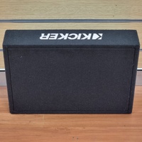 Kicker 44KKP210 10 Inch Slim Subwoofer Enclosure 4 Ohm Single Truck Box