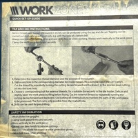 Workzone 34 Piece Tap and Die Set Metric Imperial Thread Repair Kit