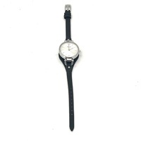 Fossil Georgia ES3199 Women Dress Silver Dial Leather Quartz 32mm Watch