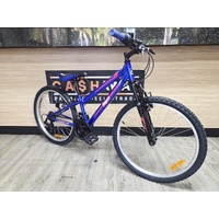 Repco Blade 60cm Mountain Bike 18 Speed Metallic Blue Front Rear Brakes