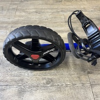 Clicgear Model 3.5+ Blue Foldable 3 Wheel Golf Push Cart Buggy