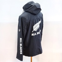 Fashion New Jersey Black Large Vogue Style Collection All Blacks Hood Jacket