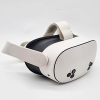 Meta Quest 3S 128GB Virtual Reality Headset White with Controllers Carry Case