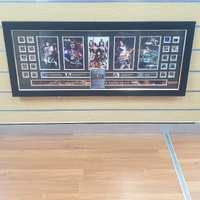 Limited Edition KISS Individually Signed Photo Frame 101 of 499 102cm x 50cm