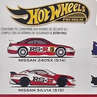 Hot Wheels Premium Car Culture Nissan 240SX S14 Silvia S15 2-Pack HBL96
