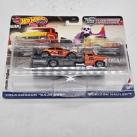 Hot Wheels Premium Car Culture Team Transport VW Baja Bug Horizon Hauler 2 Pack