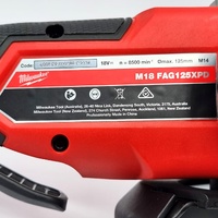 Milwaukee M18 FAG125XPD 125mm Cordless Brushless Angle Grinder Skin Only