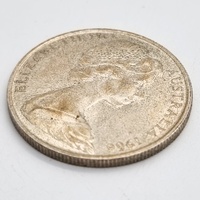 1966 Australia Round 50 Cent Coin Royal Australian Mint 80% Silver