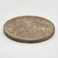 1966 Australia Round 50 Cent Coin Royal Australian Mint 80% Silver