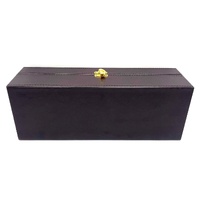 The Eternity Rose Red Glazed 24K Gold Trimmed Natural Rose Gift with Display Box