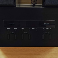 Yamaha R-S202 Stereo Receiver NS-BP301 Bookshelf Speakers with Remote