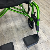 CareQuip Concorde Deluxe Wheelchair Lightweight Foldable Manual Green