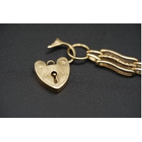 Ladies 9ct Yellow Gold Fancy Link Bracelet