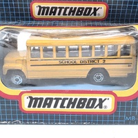 Vintage Matchbox MB-47 School Bus Yellow Autobus Scolaire Diecast Toy Boxed