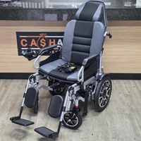 EquipMed PowerCruise LongRange Premium+ Electric Wheelchair Grey/Black