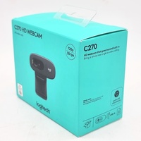 Logitech C270 HD Webcam Black 720p 30 fps Widescreen Video Calling