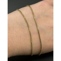 Ladies 18ct Yellow Gold Snake Link Chain with Diamond Pendant